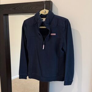 Vineyard Vines Dark Blue Quarter-Zip Pullover